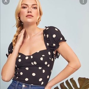 Reformation jewel top, size 2